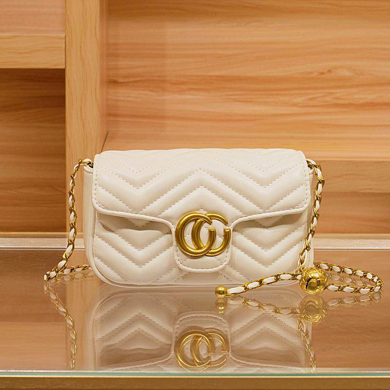 真皮小金球链条包包女2025新款夏季时尚单肩斜挎包潮马蒙包小方包,箱包皮具/热销女包/男包,通用款女包,淘宝优惠券,粉丝福利购,淘宝优惠卷