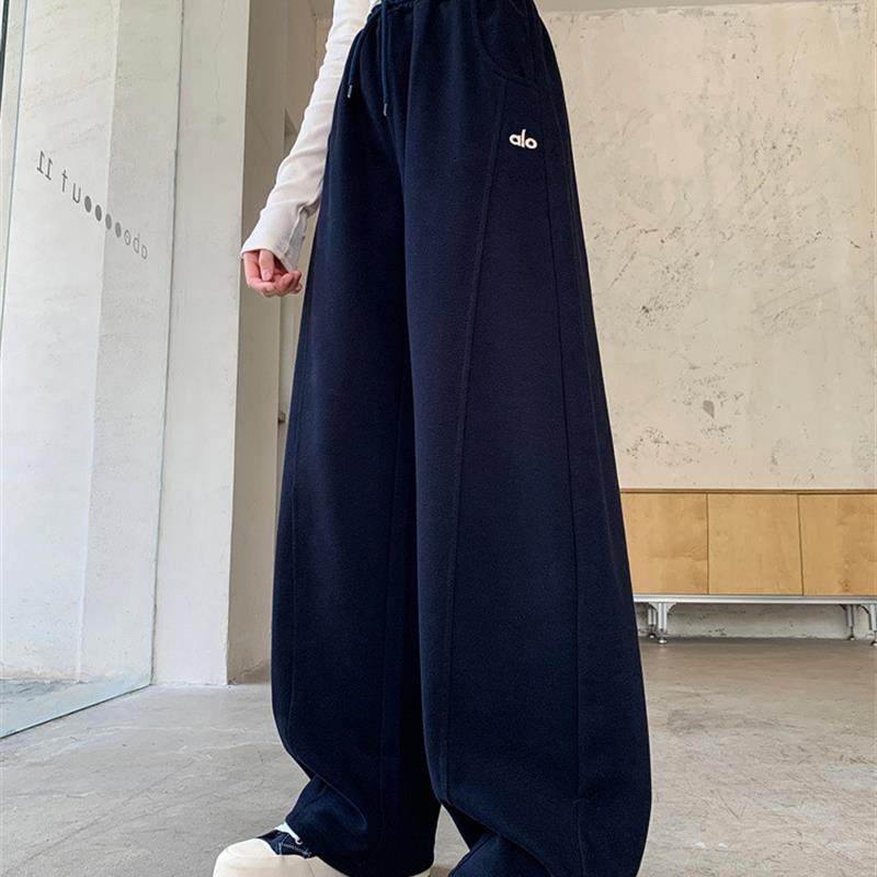 女童运动裤子春秋胖孩阔腿藏青色灰色窄版儿童中大童卫裤秋装季潮,童装/婴儿装/亲子装,裤子,淘宝优惠券,粉丝福利购,淘宝优惠卷