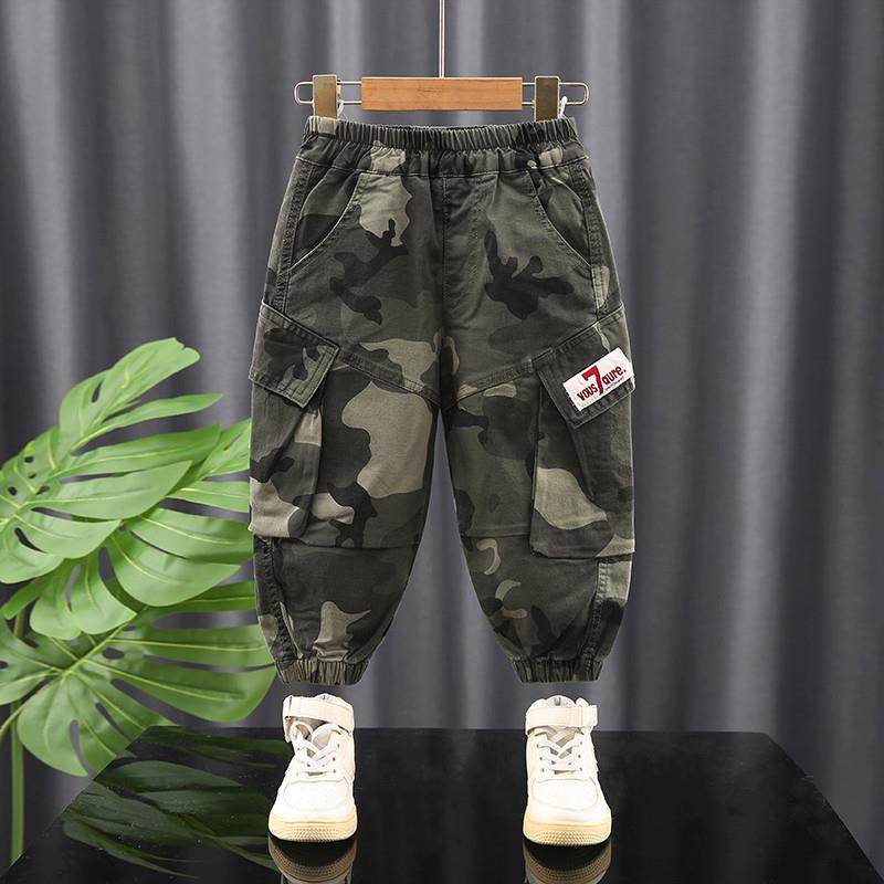 儿童迷彩男童裤子春秋新款中小童男孩夏装工装裤休闲洋气帅气长裤,童装/婴儿装/亲子装,裤子,淘宝优惠券,粉丝福利购,淘宝优惠卷