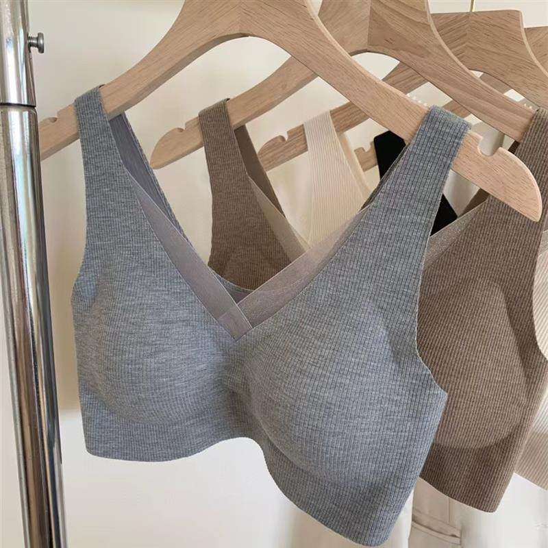 秋冬磨毛轻纱暖肌背心女运动无痕美背内衣无钢圈小胸聚拢一体文胸,女士内衣/男士内衣/家居服,文胸,淘宝优惠券,粉丝福利购,淘宝优惠卷
