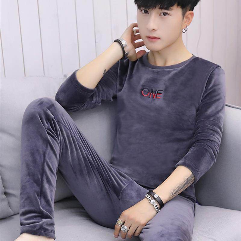 冬季保暖内衣男款加厚加绒青年秋衣秋裤男士套装中大童学生打底衫,女士内衣/男士内衣/家居服,保暖套装,淘宝优惠券,粉丝福利购,淘宝优惠卷