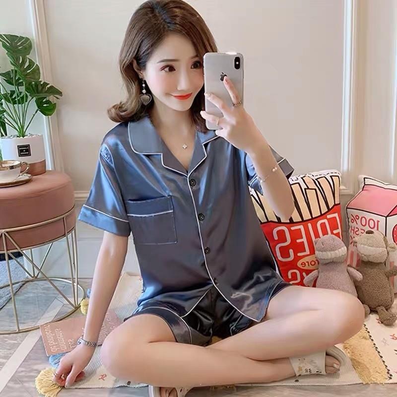 冰丝睡衣女夏季2025年新款大码网红爆款女士短袖丝绸家居服套装薄