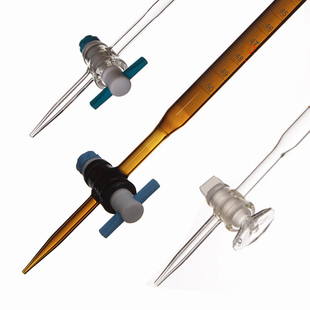 玻璃白酸式滴定管25ml50聚四氟碱式滴定管棕色酸式两用滴定管棕碱