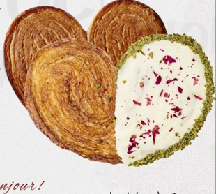 【网红蝴蝶酥】乔尔卢布松蝴蝶酥(原味+白色恋人)2片装礼盒装