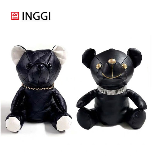 INGGI 高尔夫球杆套新款发球木一号木球杆保护套 泰迪熊杆套