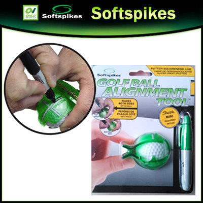 美国进口 Softspikes高尔夫球划线器 高尔夫画线配件用品画球器