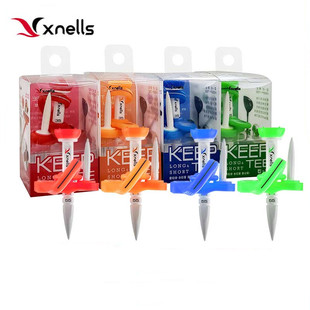 Xnells高尔夫球短tee高尔夫练习方便携带调节高度塑料子母Tee新品