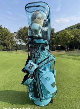 韩国潮流Baron高尔夫球包双肩便携式装备包蓝色款男女轻便支架包