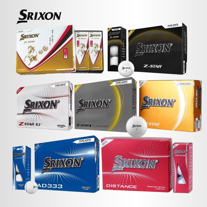 正品SRIXON史力胜高尔夫三层球Z-STAR远距离高反弹下场比赛多层球