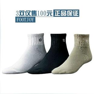 正品 高尔夫袜子 footjoy吸汗FJ男袜运动袜 专业高尔夫球袜三双装