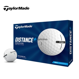 正品Taylormade高尔夫球Distance+二层球远距设计柔软打感21新款