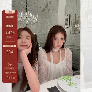 高级温柔风裙子 hunter纪念日连衣裙女甜美法式 IUIU阿晶家 dress