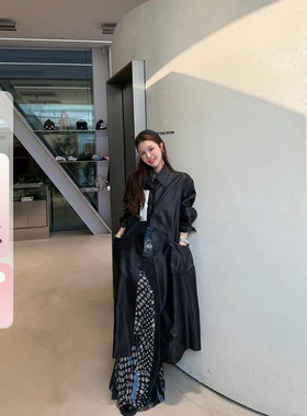 IUIU阿晶家「独家限定」 本期最爱衬衫式休闲风衣中长款设计感