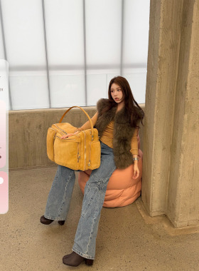 IUIU阿晶家 「都市mode」复古显瘦蓝色牛仔裤女高腰直筒拖地裤子