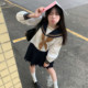 尘芒JK 原创星越正版 JK制服裙日系学院风长短袖 水手服新款 女