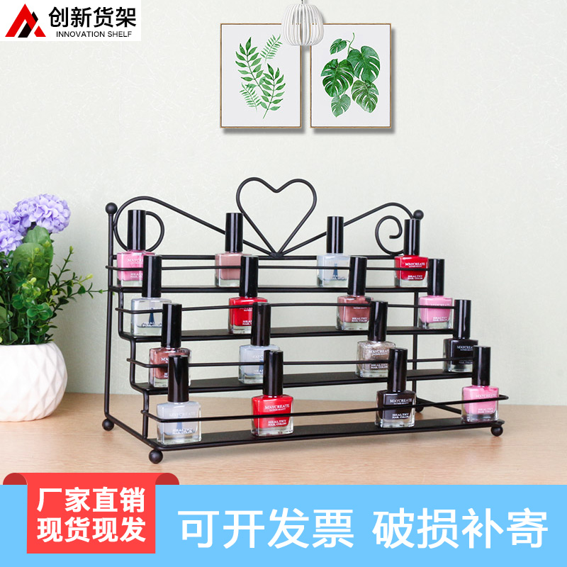 特价美甲架铁艺指甲油架子甲油店货架台面甲油胶展示架小货架包邮
