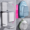 Free punch 304 Stainless steel Washbasin Hooks TOILET fold Bathtub pylons Wall mounted Bowl Storage rack