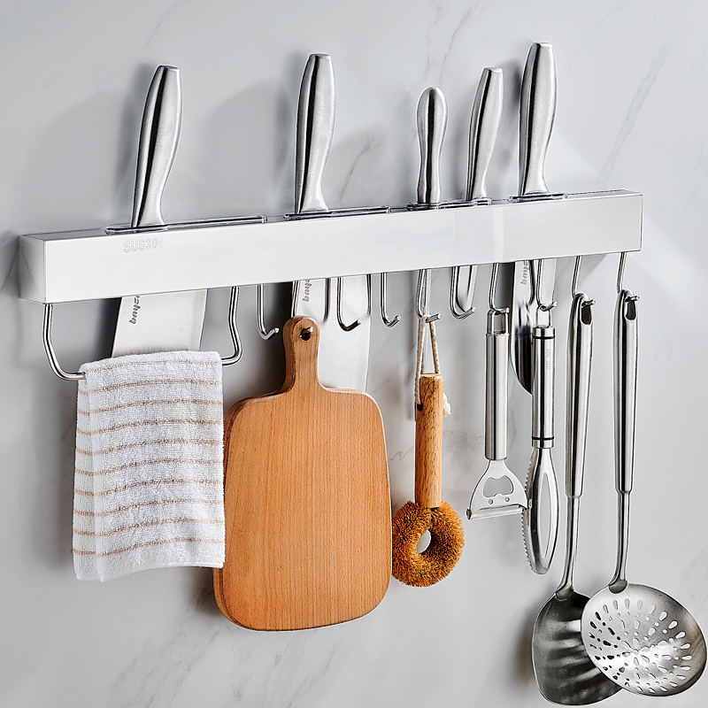 不锈钢厨房插刀架多功能双用安装
