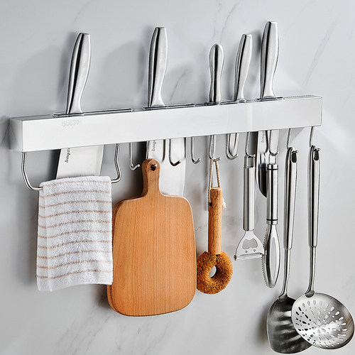 不锈钢厨房插刀架多功能双用安装