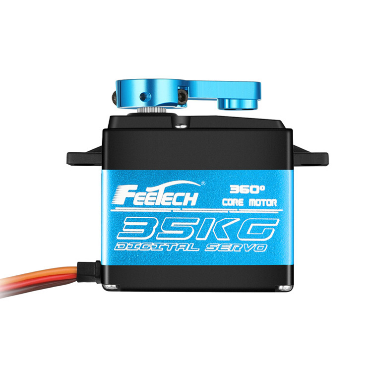飞特FT63系列25KG35KG钢齿360度可控车模航模防水防烧数码舵机