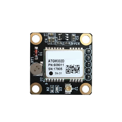 带有源天线 GPS+北斗双定位模块ATGM332D 送资料 高精度