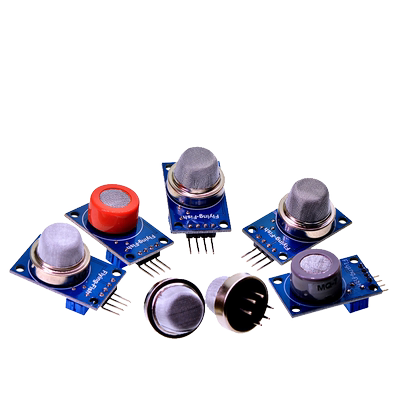 MQ-2-135-3-7-9烟雾空气敏洒精氢一氧化碳可燃液化传感器模块探头