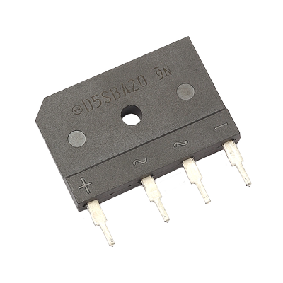 D5SBA20整流桥堆6A/200V 大排桥 硅桥式整流器 扁桥整流桥