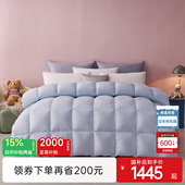 梦洁宝贝儿童羽绒被子95白鹅绒冬被保暖加厚被芯a类新年礼盒礼物