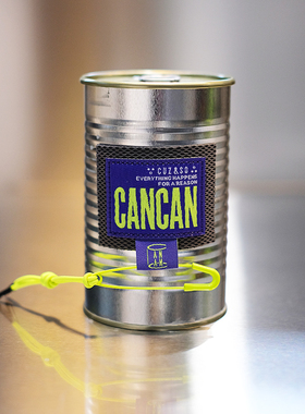 CanCan罐罐系列金宝汤美式复古金属罐机能风荧光香氛蜡烛