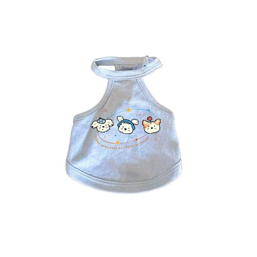 宠物衣服挂脖狗狗衣服夏季新款薄款透气背心小型犬博美比熊雪瑞纳