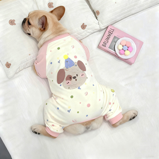 宠物秋冬卡通可爱舒适保暖狗狗四脚衣中型犬柯基柴犬法斗巴哥