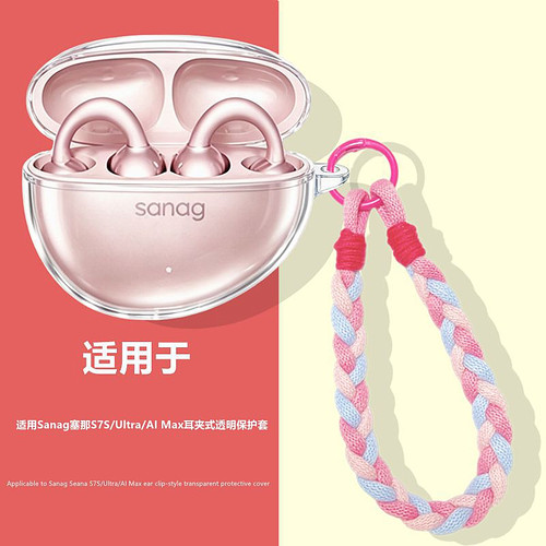 适用塞那S7S耳夹式透明保护套