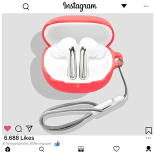 适用QCY MeloBuds N60主动降噪蓝牙耳机保护壳QCY MeloBuds N60耳机壳简约纯色男女款QCY N60防摔硅胶软壳