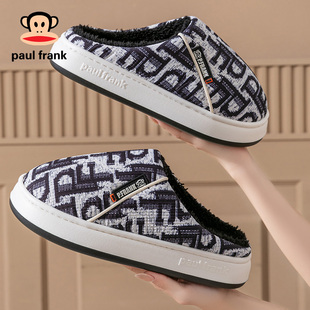 女2025冬季 大嘴猴拖鞋 假一赔十 情侣居家室内保暖加绒 专柜正品