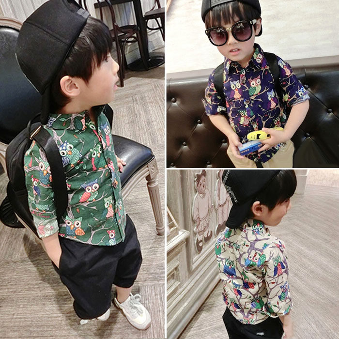 Chemise garcon à manche longue - Ref 2073126 Image 1