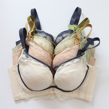 黛尔专柜A8112拥抱罩罩内衣手工车缝软钢圈中厚AB杯上托聚拢文胸