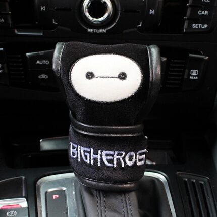 普晶汽车卡通可爱大白四季女士车用手刹套排挡套安全带护肩小套饰