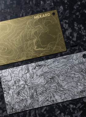 WEAVER织巢鸟 马特洪峰等高线饰片 HEXARD垫板 EDC垫板 饰片