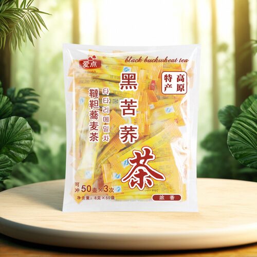 黑苦荞茶浓香袋100%苦荞麦全胚颗粒大凉山小包装独立苦荞茶 - 封面
