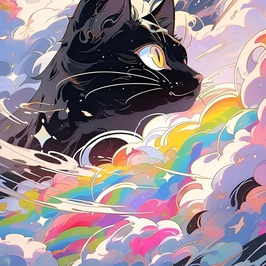 【喵星物语】 全仙尘方钻满钻水晶钻石画 全新diy手作图片