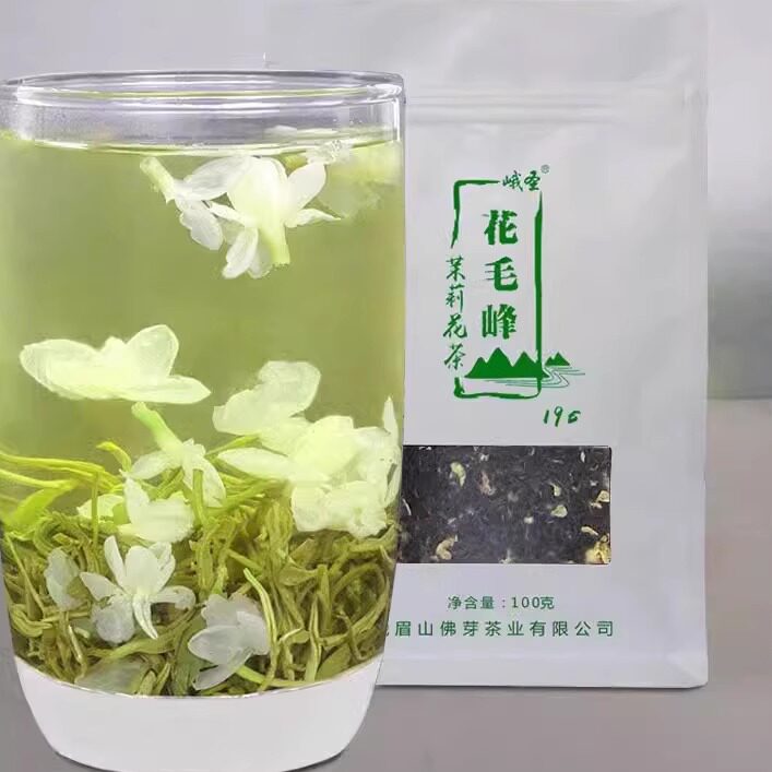 2026年新茶 茉莉花茶叶 峨眉茉莉花毛峰茶 耐泡型花茶100克