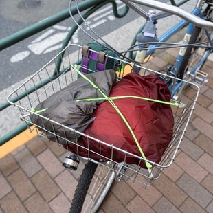 LUG 装 自行车货物固定带捆扎带 载物品篮子货架 strap 日本BLUE