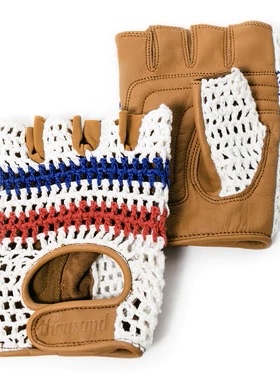 正品Thousand美国代购复古骑行手套半指男女保护透气自行车装备