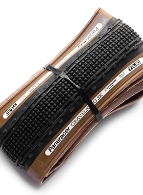 PANARACER日本 自行车耐用外胎gravel king SK 650B tire (brown)