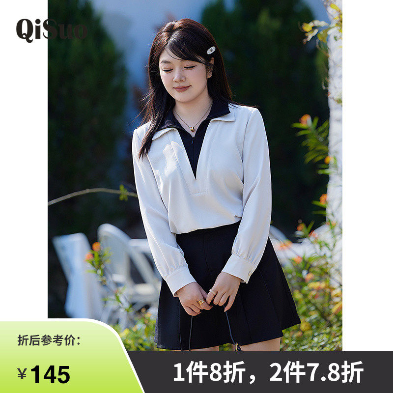 绮娑大码上衣显瘦上衣