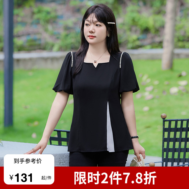 显瘦大码雪纺衫绮娑女装