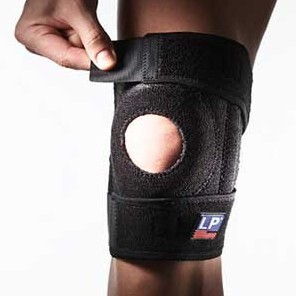 美国 LP 733CA 运动护膝 高透气弹簧支撑型护膝 登山护膝