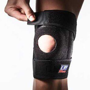 美国  LP 733CA 运动护膝 高透气弹簧支撑型护膝 登山护膝