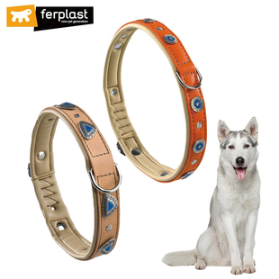 清仓 ferplast狗链项圈训练绳马犬专用栓狗链可调节带绳子防勒断码