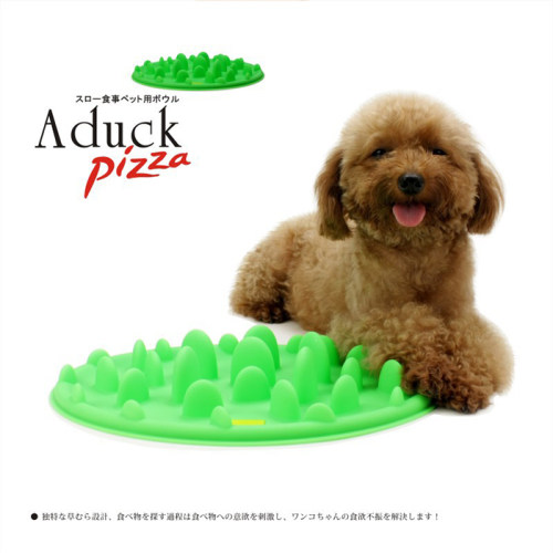 aduck日本乐趣硅胶宠物防噎碗盆